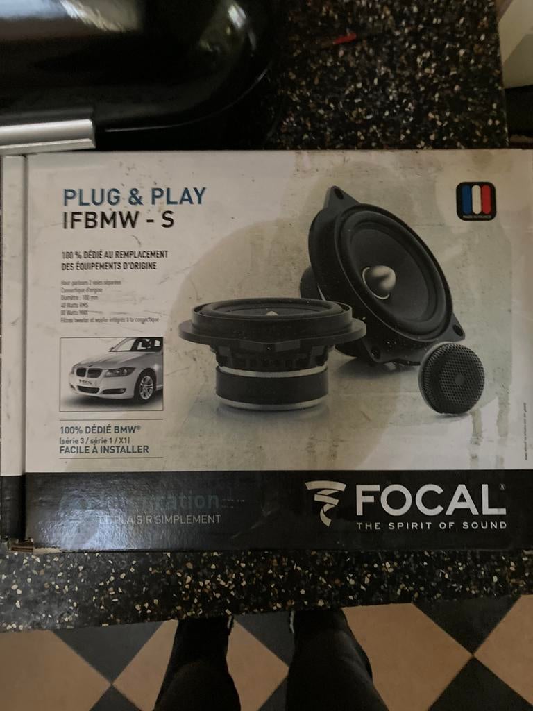 Focal plug & play IFBMW-S BMW speakerset, Auto diversen, Autospeakers, Ophalen of Verzenden, Nieuw