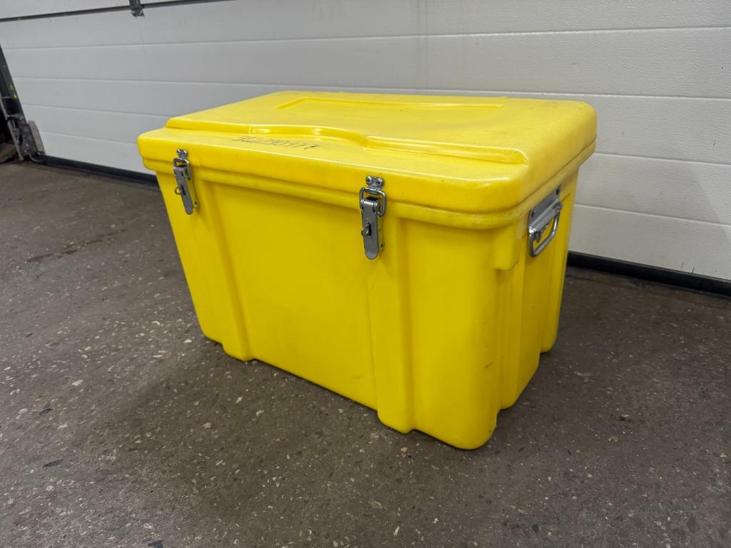 Kunststof toolbox materiaalbox koffer gereedschapskist 120L, Doe-het-zelf en Verbouw, Gereedschapskisten, Gebruikt, Ophalen