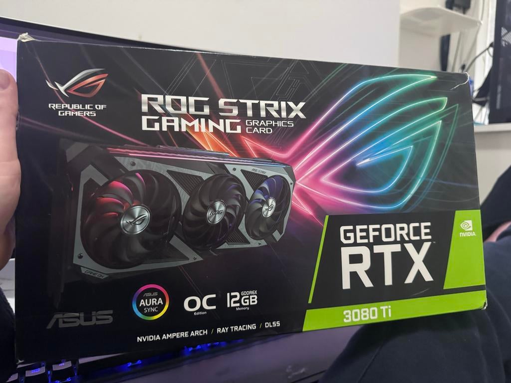 Asus ROG Strix RTX 3080Ti 12GB - Topkaart!, Computers en Software, Videokaarten, Ophalen, Gebruikt, HDMI, GDDR6