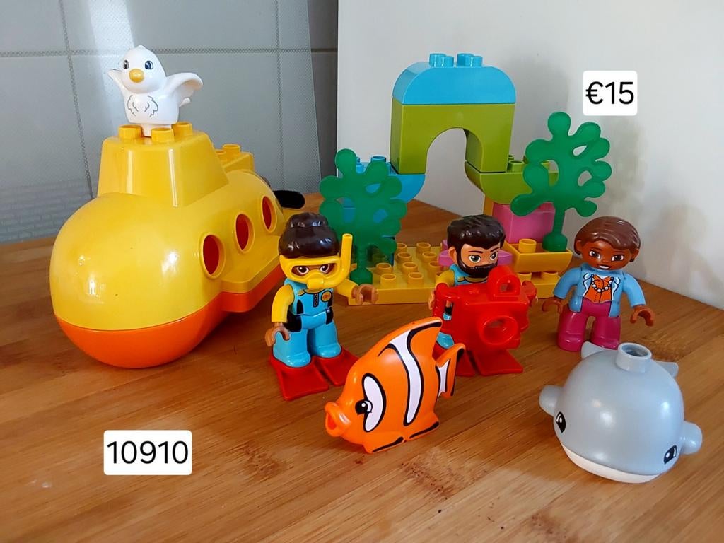 Duplo onderzeeër met walvis 🦋, Ophalen of Verzenden, Zo goed als nieuw, Duplo