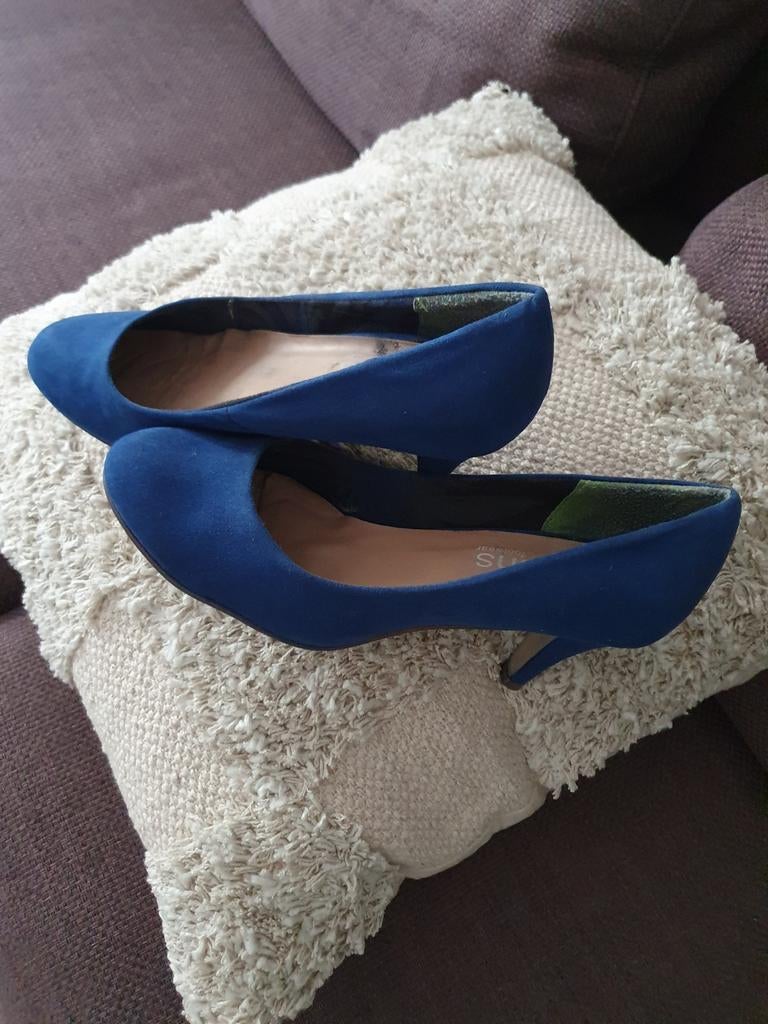 Visions kobaltblauwe damespumps maat 39 hakhoogte 7cm, Ophalen of Verzenden, Zo goed als nieuw