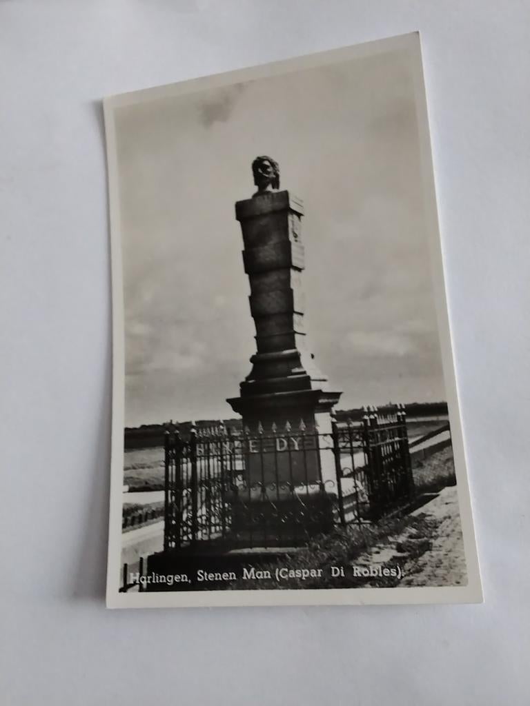 HARLINGEN. STENEN MAN ( CASPAR DI ROBLES), Verzamelen, Ophalen of Verzenden, Voor 1920, Friesland