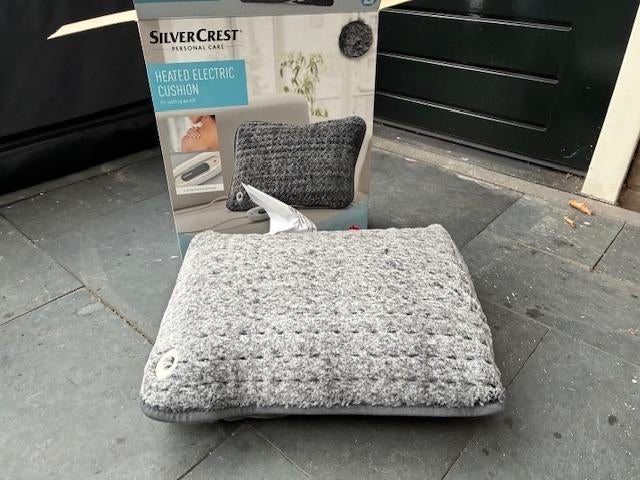 SilverCrest warmtekussen nieuw, Huis en Inrichting, Woonaccessoires | Kussens, Ophalen, Nieuw, Grijs, Rechthoekig