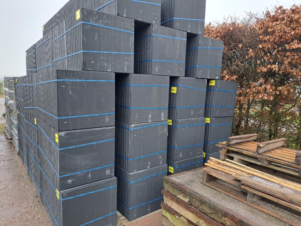 Terrastegel betontegel bestrating 60x60x5, Ophalen, Nieuw, 10 m² of meer, Beton