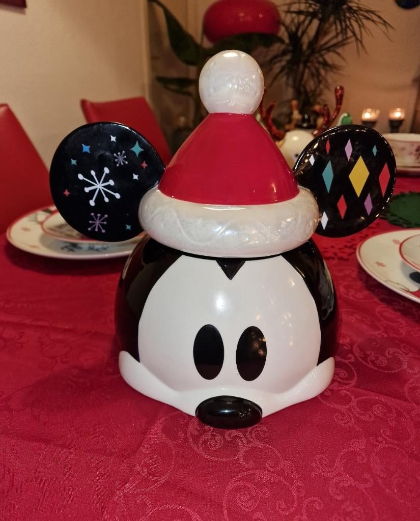 Mickey Mouse Share the Magic koektrommel dolomiet kerst, Ophalen of Verzenden, Mickey Mouse, Nieuw, Servies