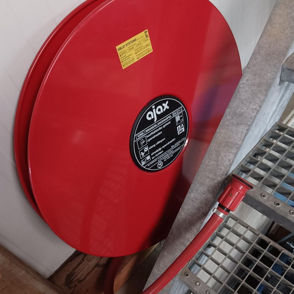 Ajax Brandslanghaspel 20m., Huis en Inrichting, Brandblussers en Brandkasten, Ophalen