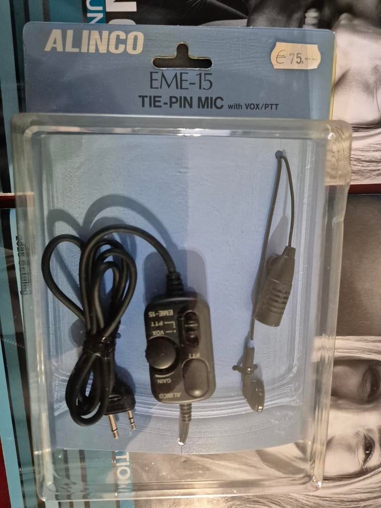 Alinco EME-15 TIE PIN MIC Nieuw in Verpakking, Ophalen of Verzenden, Nieuw