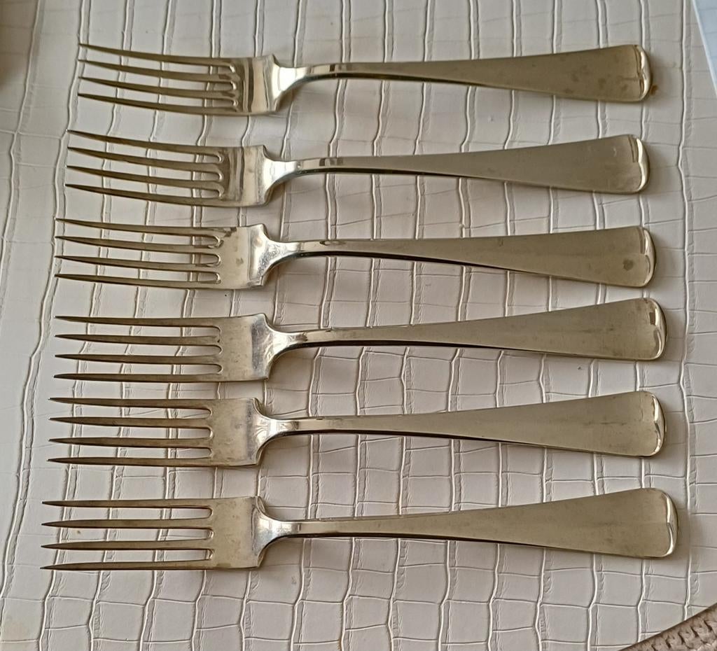 Gero Alpacca, vorken, Haags Lofje SALE, Antiek en Kunst, Antiek | Bestek, Ophalen of Verzenden