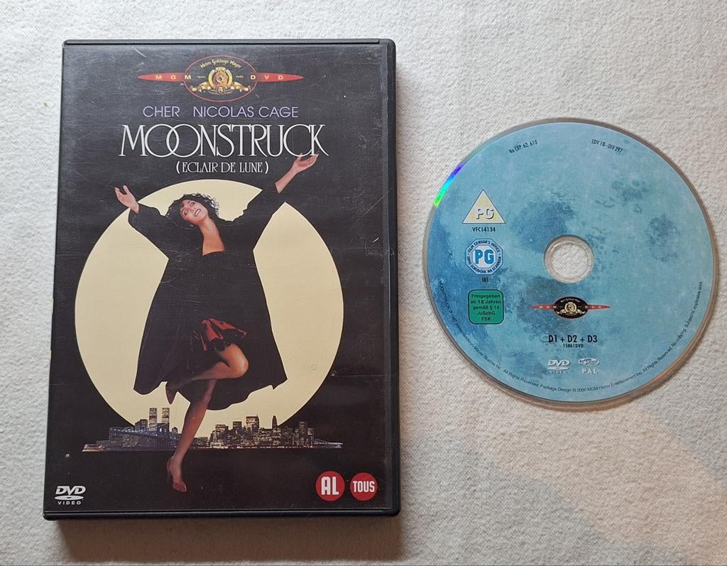 Moonstruck ( Jewison ) met Cher, Nicolas Cage, Alle leeftijden, Ophalen of Verzenden, Romantische komedie