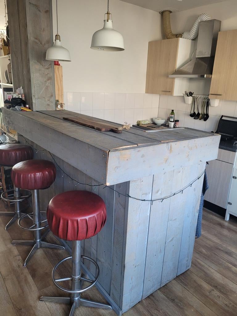 Steigerhout greywash, Ophalen