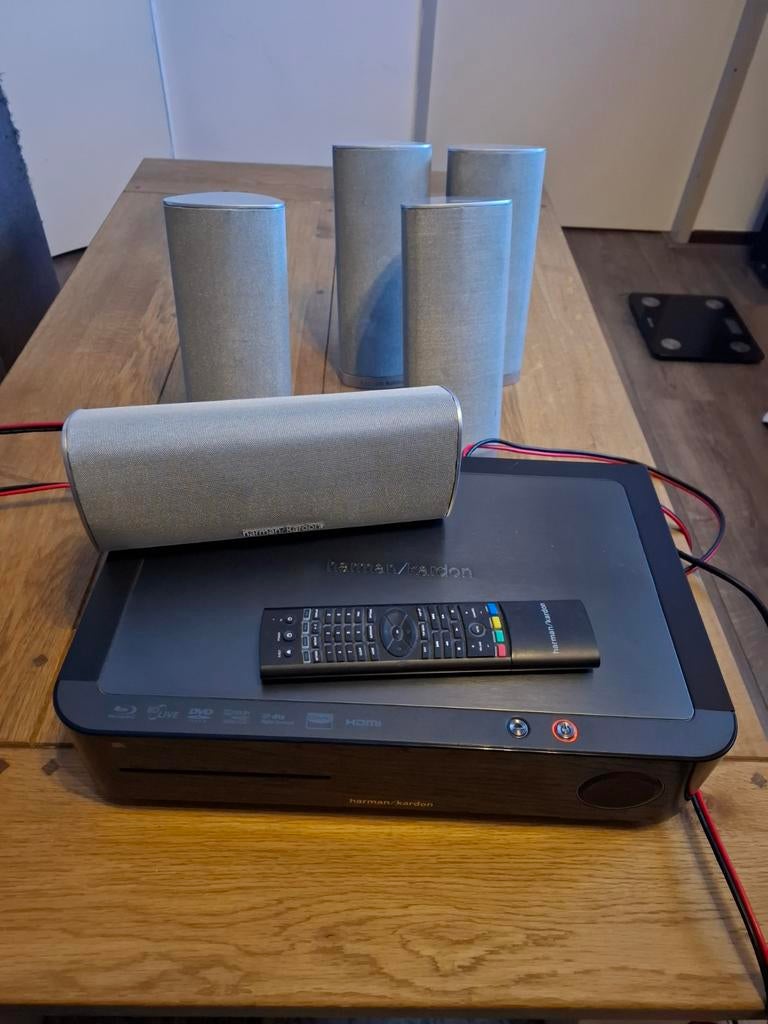 Harman Kardon BDS 2 Blu-ray Home Cinema Systeem, Audio, Tv en Foto, Home Cinema-sets, Ophalen, Gebruikt, Blu-ray-speler, 70 watt of meer
