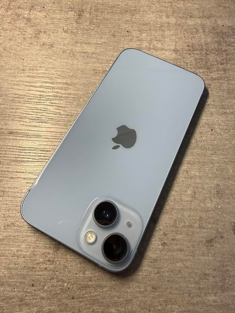  Apple iphone 14 Blue 128GB, Blauw, Ophalen of Verzenden, Zo goed als nieuw, Apple