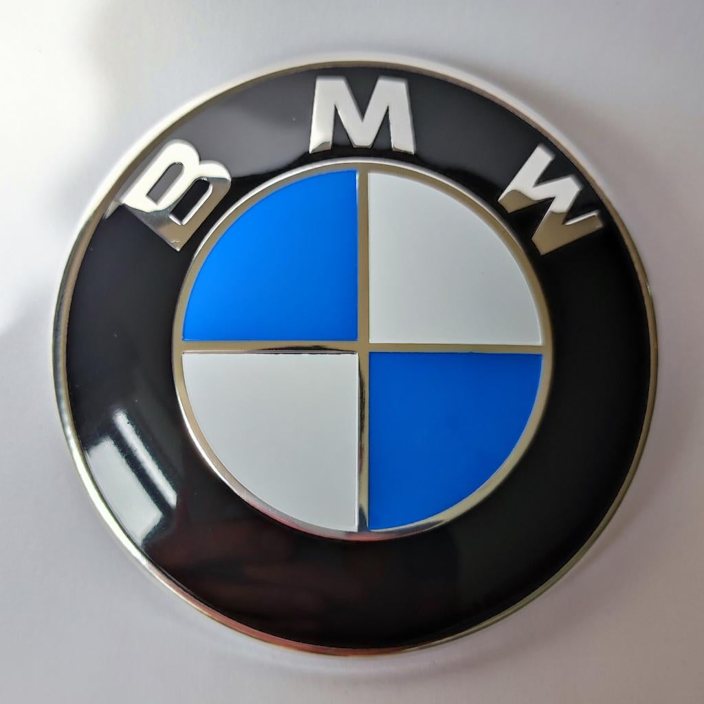 BMW Embleem Logo Emblem 82mm E36 E46 E90 en meer, Auto diversen, Tuning en Styling, Ophalen of Verzenden
