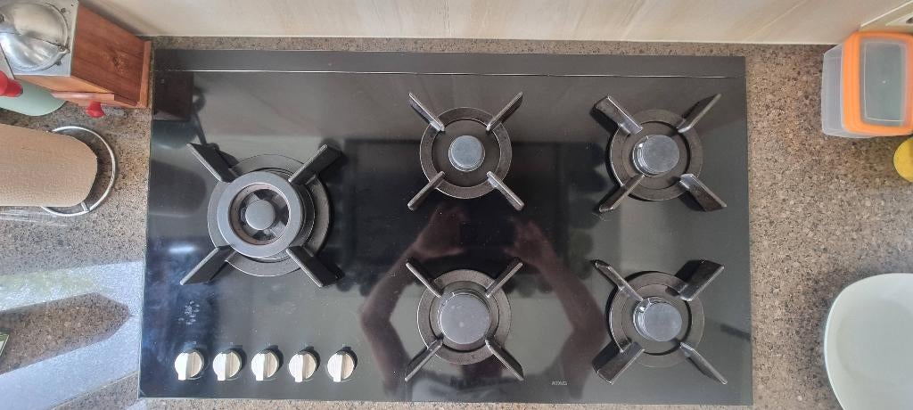 ATAG HG9611SX Gaskookplaat, Witgoed en Apparatuur, Kookplaten, Gebruikt, Ophalen of Verzenden, Inbouw, Gas