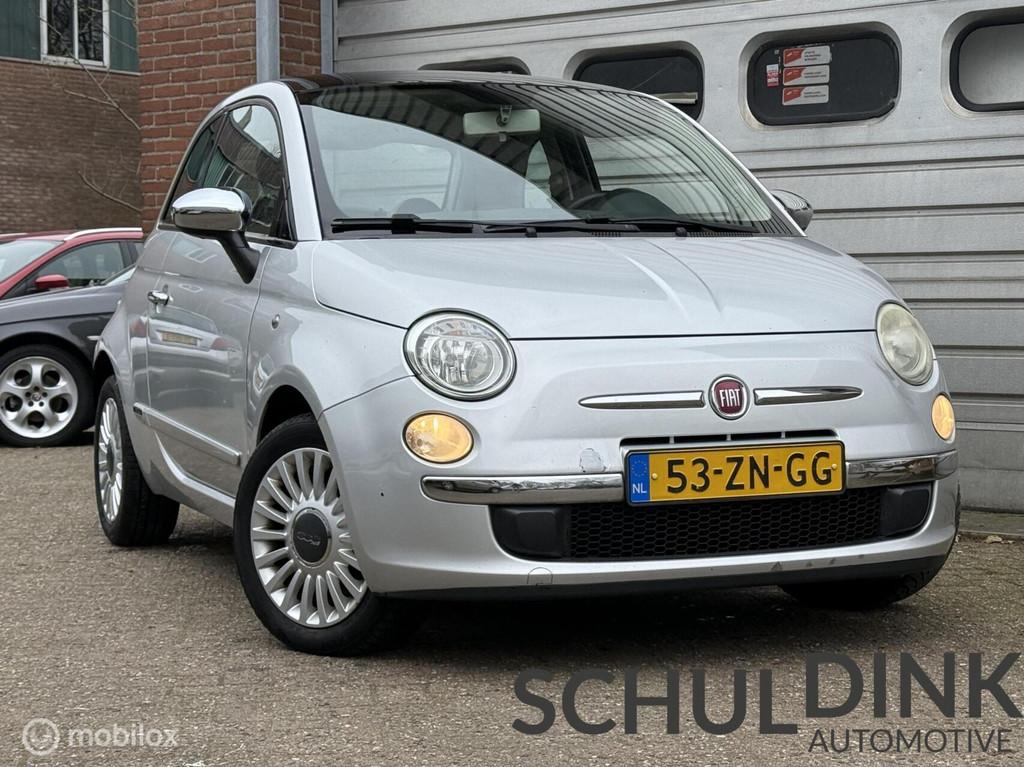 Fiat 500 1.2 Lounge AIRCO|PANORAMADAK|ELEKTRISCHE RAMEN, Gebruikt, 1242 cc, 4 cilinders, 840 kg