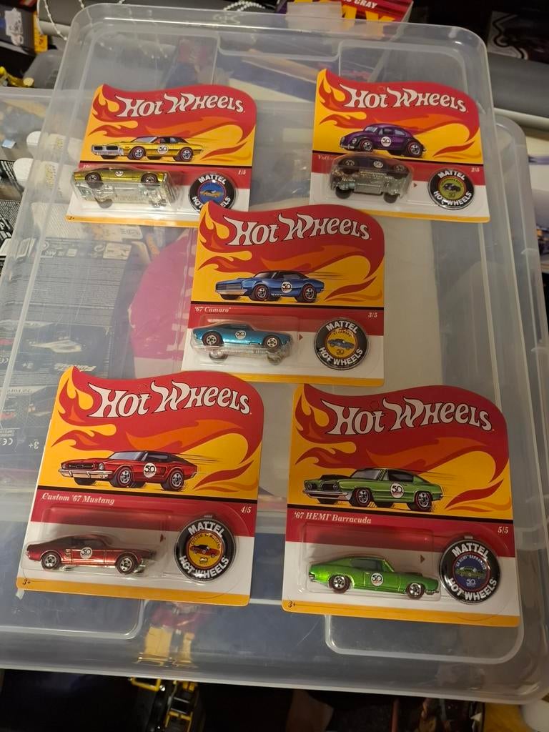 hotwheels set vintage, Ophalen of Verzenden, Nieuw, Auto