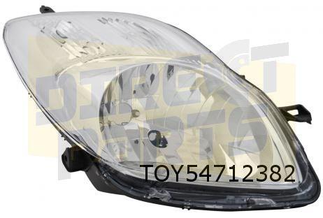 Toyota Yaris (1/09-) koplamp Rechts (chrome) OES! 811300D330, -, Verzenden, -, Nieuw