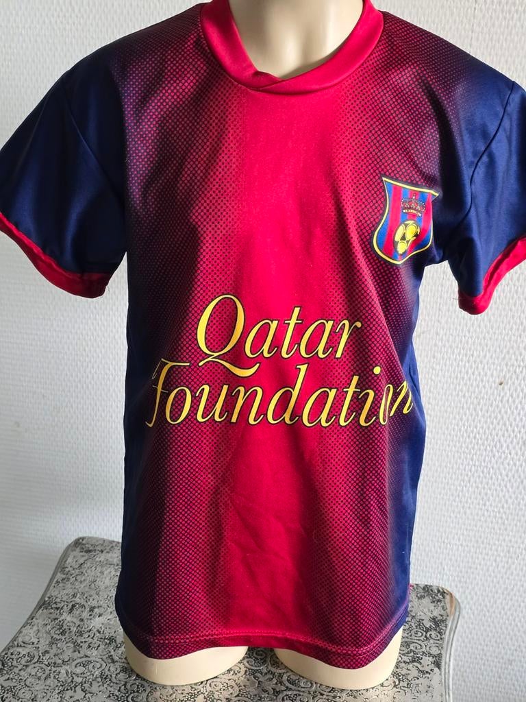 Kinder Voetbalshirt Barcelona Qatar Foundation maat 146/152, Jongen of Meisje, Sport- of Zwemkleding, Ophalen of Verzenden, FC Barcelona