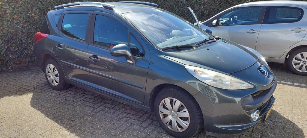 Peugeot 207 1.6 16V SW  2007 152.691km hobby of demonteer, Voorwielaandrijving, Stof, Zwart, 4 cilinders