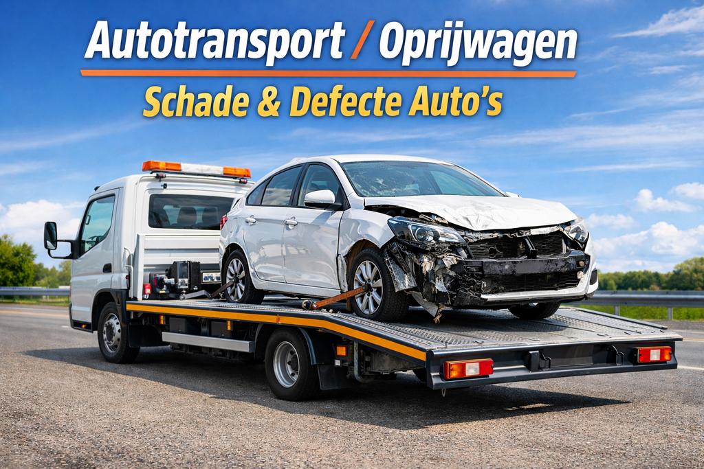 Autotransport / Oprijwagen – Schade & Defecte Auto’s, Ophalen