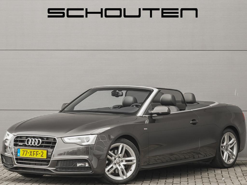 Audi A5 Cabriolet 2.0 TFSI Quattro Pro Line S B&O Camera Sto, Gebruikt, Zwart, 4 cilinders, Bedrijf