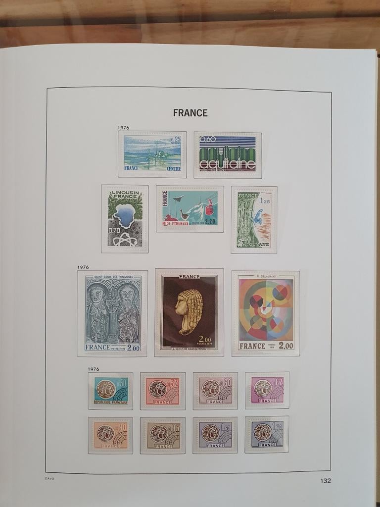 FRANKRIJK 1969-1983 postfris COMPLEET in DAVO LUXE DEEL 2, Verzenden, Buitenland