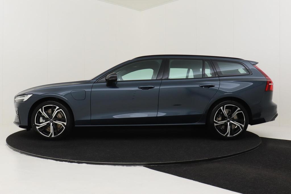 Volvo V60 T6 PLUG-IN HYBRID AWD PLUS DARK -GEVENT.LEDER|360, Auto's, Automaat, 12 maanden, Stof, Euro 6