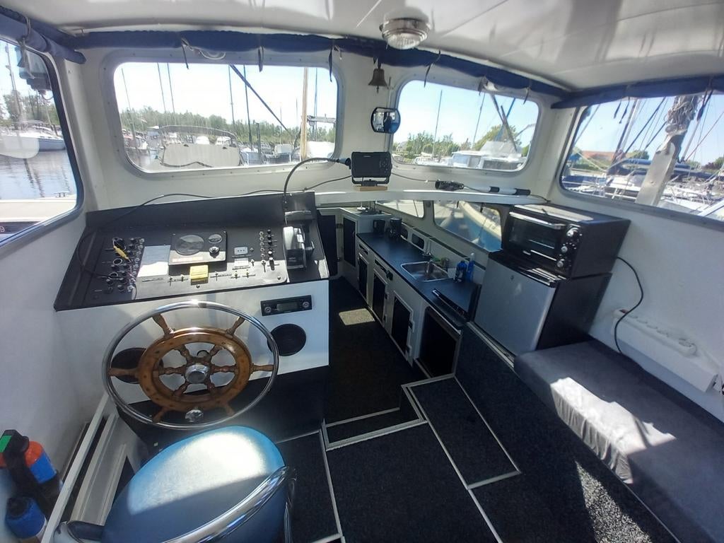 Mooie kruiser met Vetus motor, Ophalen of Verzenden, Gebruikt, Staal, Diesel