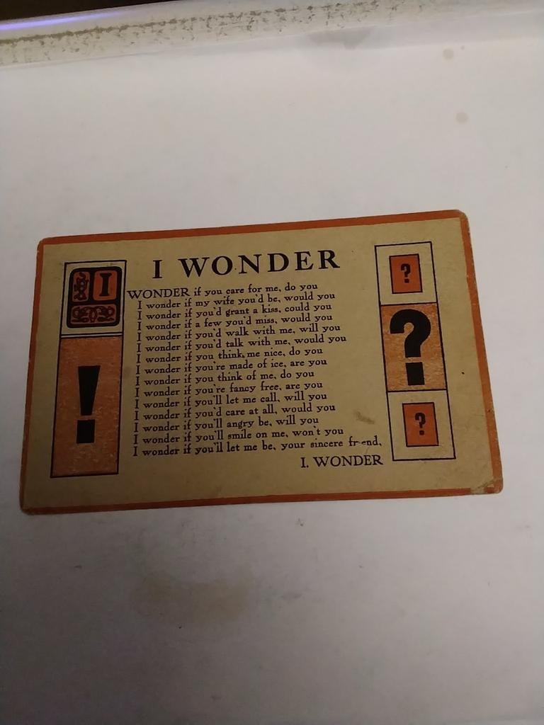 I. WONDER, Ophalen of Verzenden, Voor 1920, Sterren en Beroemdheden