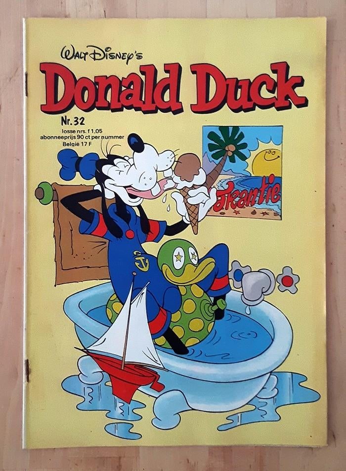 Donald Duck nr 32, 1977, Boeken, Stripboeken, Gelezen, Eén stripboek, Ophalen of Verzenden, Diverse tekenaars en schrijvers