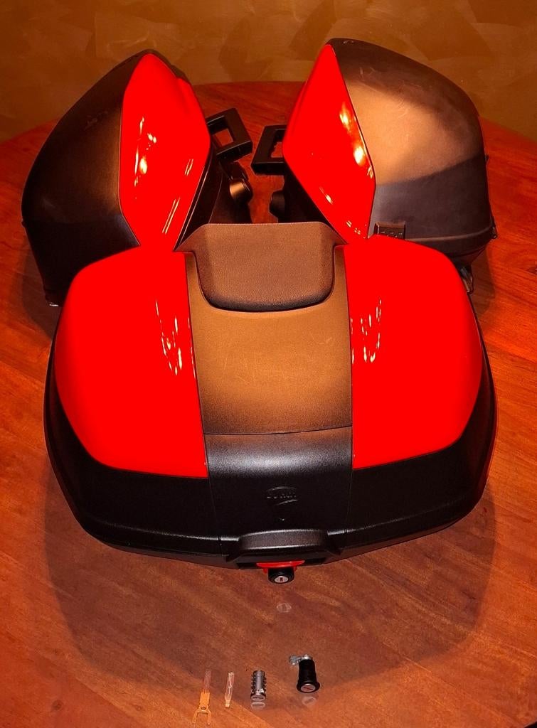 OEM kofferset Ducati Multistrada 1200 topkoffer 2 zijkoffers, Ophalen of Verzenden, Gebruikt