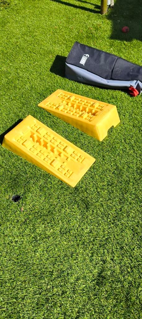 Fiamma Jumbo levellers, oprijblokken, Ophalen, Gebruikt