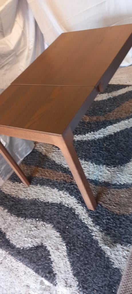 Uitschuiftafel 80x70/120x80 cm, 74 cm hoog, nieuwstaat, Ophalen of Verzenden