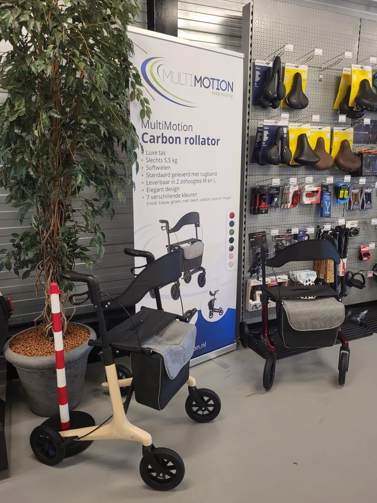 Rollators van MultiMotion lichtgewicht  carbon rollator., Diversen, Ophalen of Verzenden