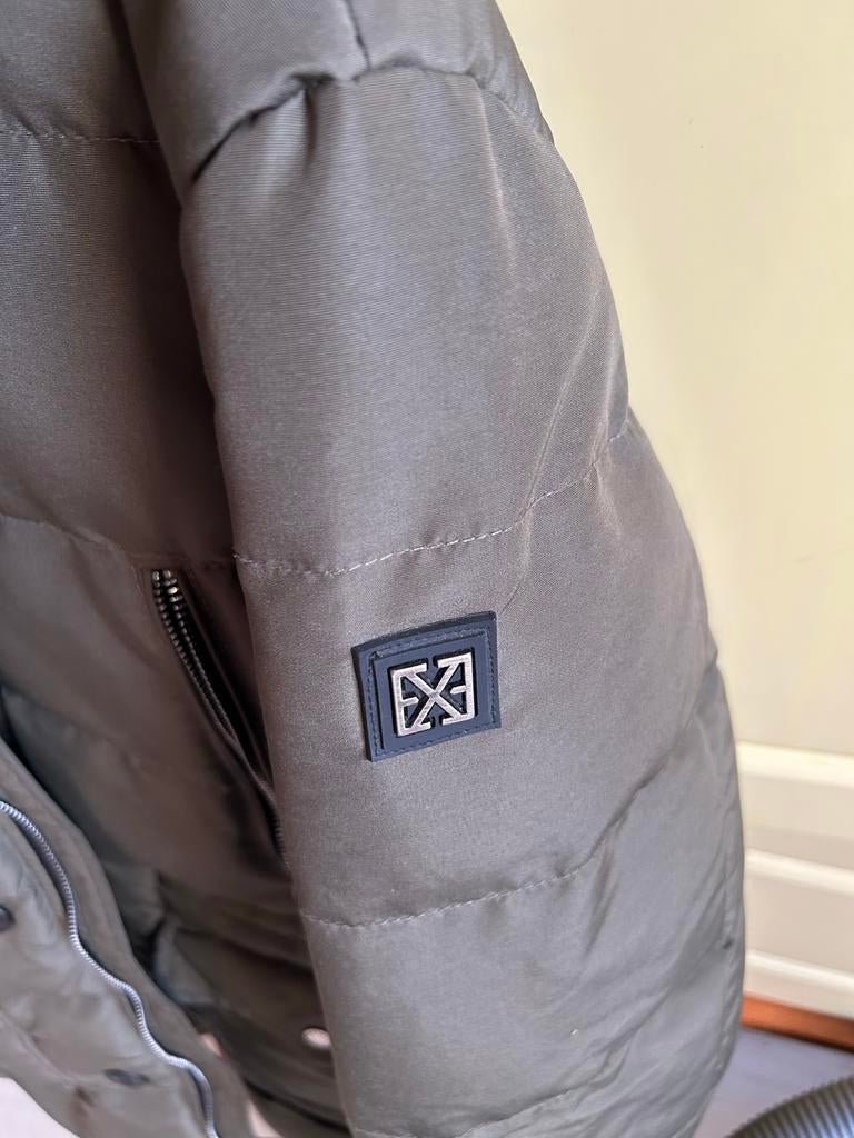 XPLCT Studios gewatteerde jas - Maat M, Ophalen of Verzenden, Zo goed als nieuw, Maat 38/40 (M), Groen