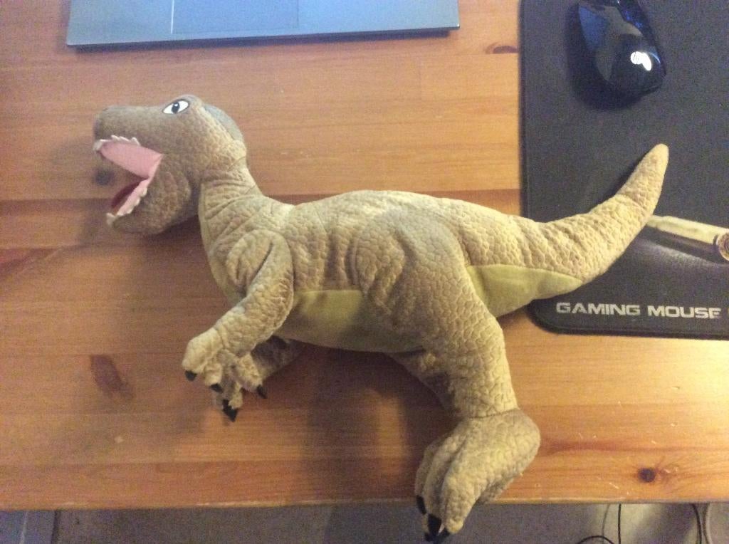 Dinosaurus T-Rex knuffel, 47 cm lang, Ophalen of Verzenden, Dinosaurus