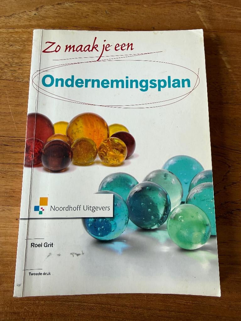 Zo maak je een ondernemingsplan, Ophalen, Roel Grit, Zo goed als nieuw, Economie en Marketing