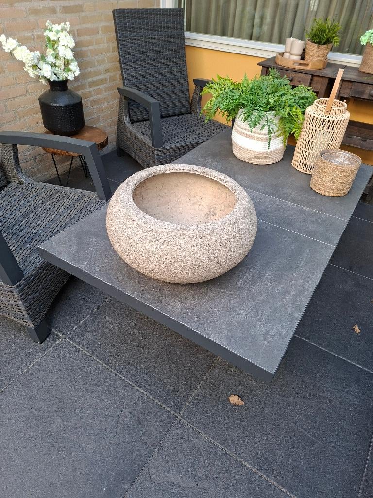 Mooie stenen pot, Ophalen, Steen, Overige kleuren, Zo goed als nieuw