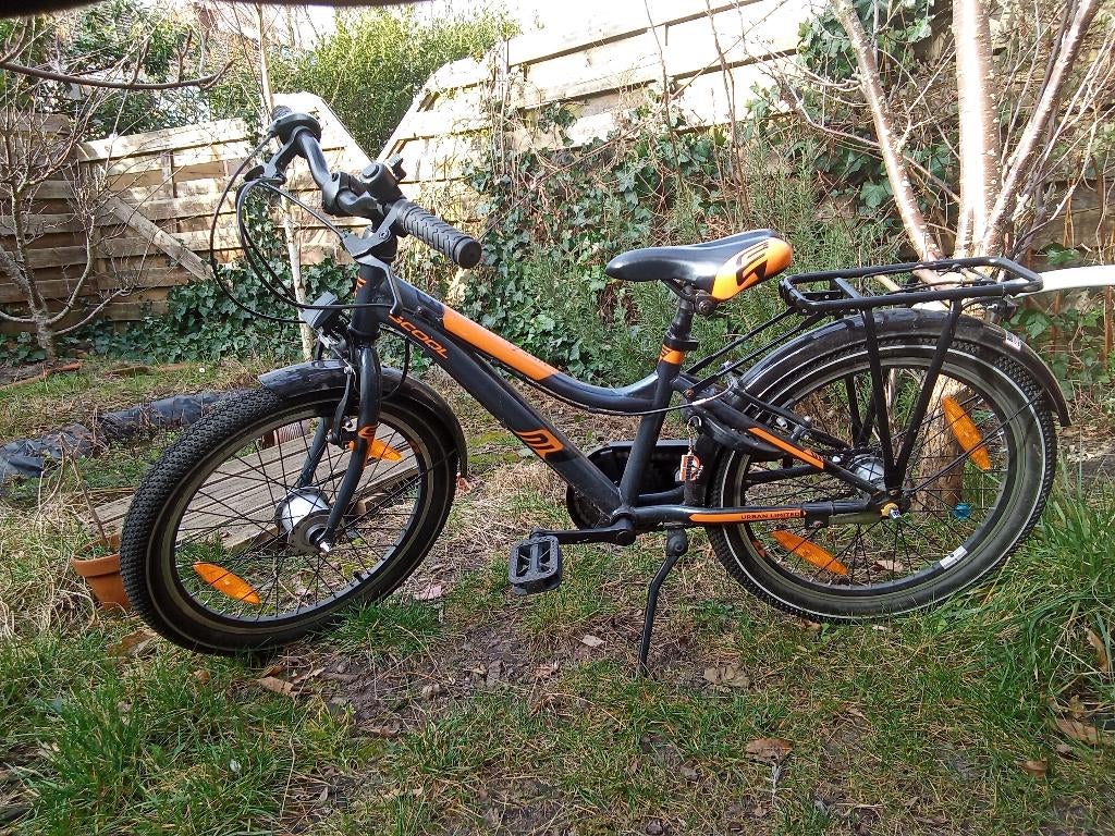 Kinderfiets scool, Fietsen en Brommers, Ophalen, Zo goed als nieuw, Minder dan 16 inch, Overige merken