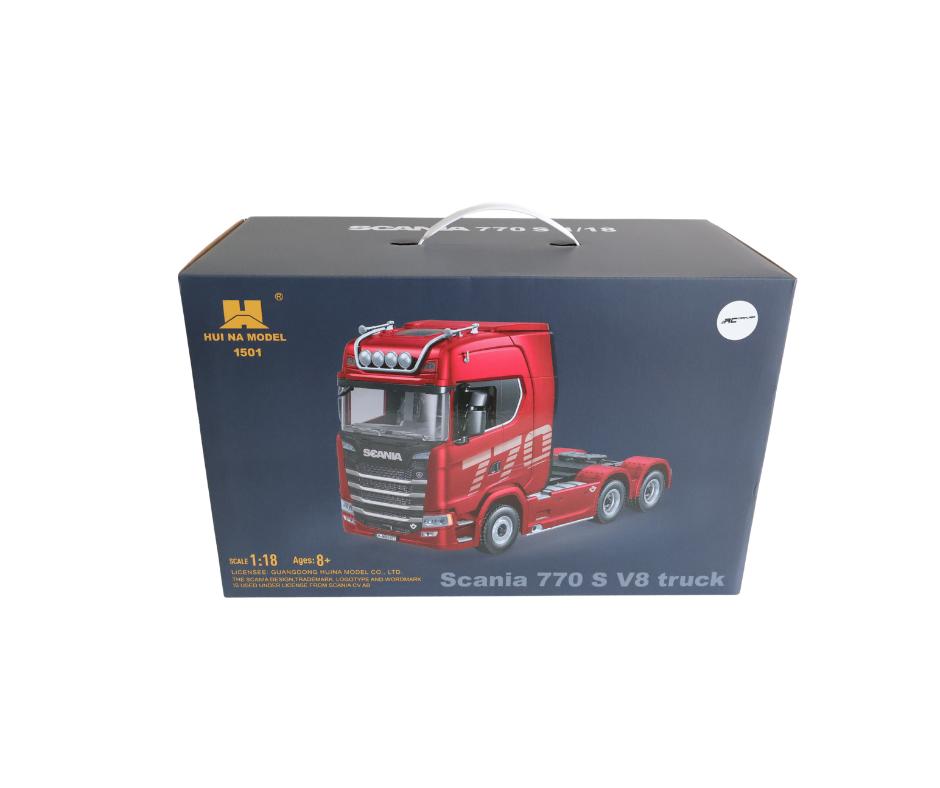 HUINA SCANIA 770S RC TRUCK RTR GREEN 1/18, Ophalen of Verzenden, Nieuw, Overige schalen, Auto offroad