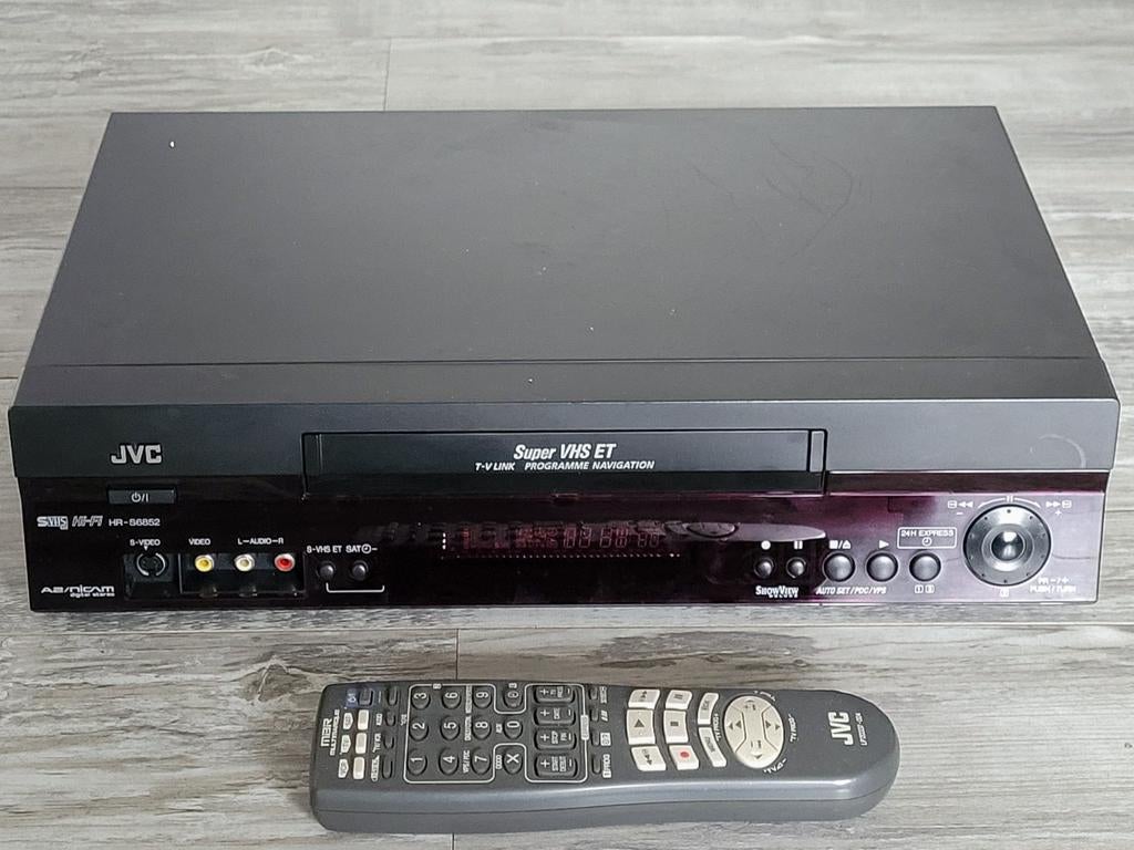 JVC HR-S6852 Super VHS ET Videorecorder, Audio, Tv en Foto, Videospelers, Ophalen, Gebruikt, VHS-speler of -recorder