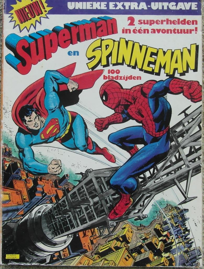 Superman en Spinneman, Amerika, Stan Lee, Ophalen of Verzenden, Gelezen