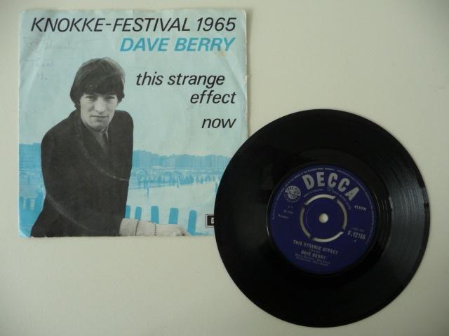 single DAVE BERRY - THIS STRANGE EFFECT -Decca Rec. 1965 (R), Gebruikt, 7 inch, Single, Ophalen of Verzenden