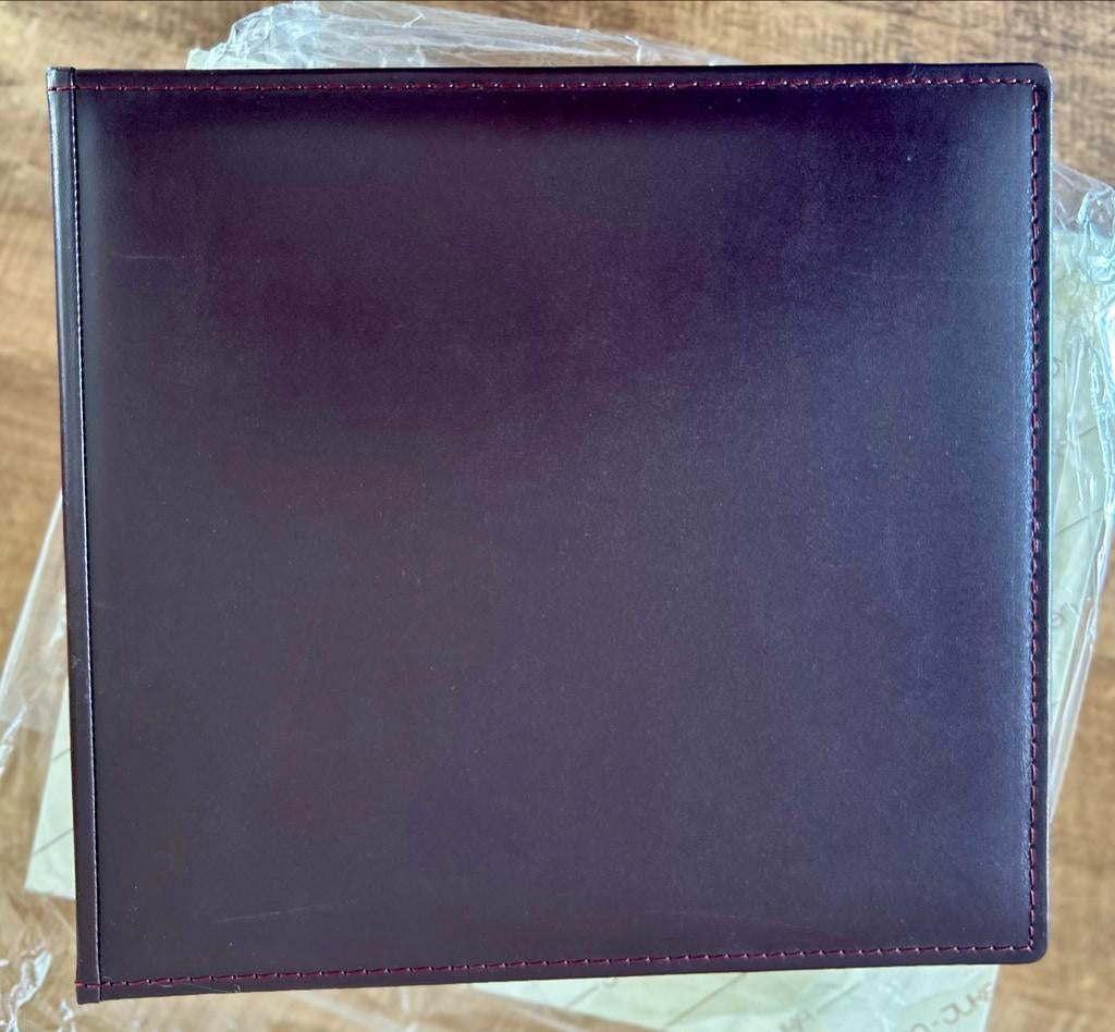 Nieuw Jyden-Juka leren fotoalbum bordeaux met doos, Ophalen of Verzenden, Nieuw, Fotoalbum