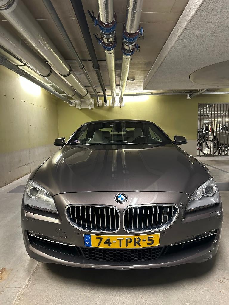 BMW 6-Serie 640I Cabrio 3.0 235KW Aut8 2012 Bruin Metallic, Achterwielaandrijving, 1800 kg, Beige, Particulier