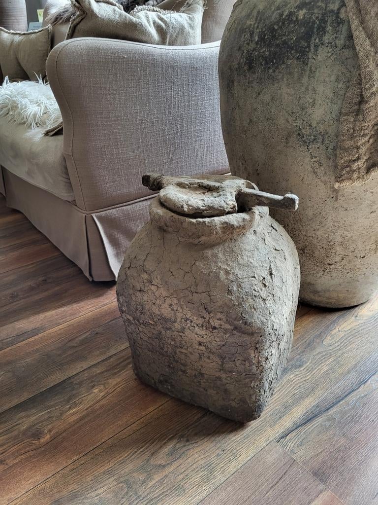 Leemmand - sober oud, Ophalen