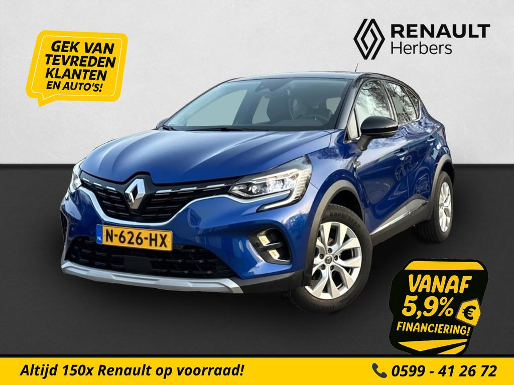 Renault Captur 1.0 TCe 90 Intens NAVI / CARPLAU / CRUISE / C, Voorwielaandrijving, Gebruikt, Euro 6, Leder en Stof