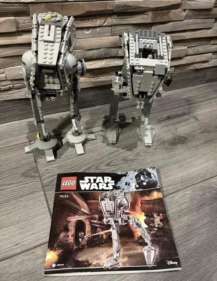 2x Lego Star Wars AT-ST Walker, setnummer 75153, Ophalen of Verzenden, Zo goed als nieuw, Actiefiguurtje