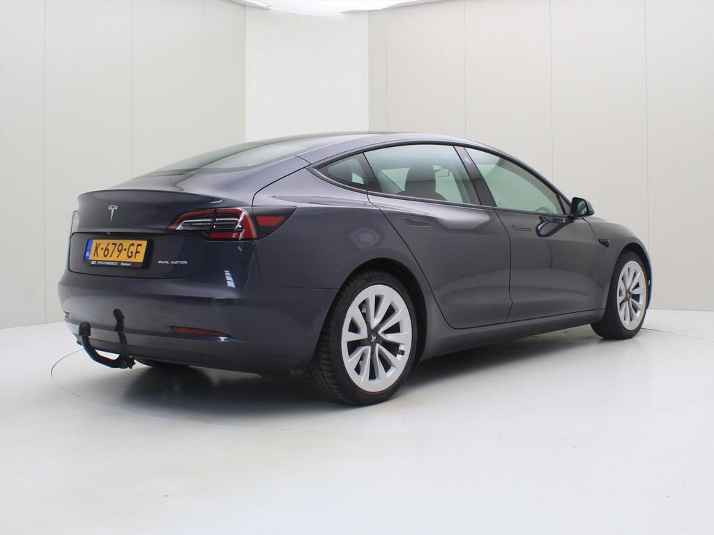Tesla Model 3 Long-Range AWD 351pk 75 kWh FACELIFT 84% SoH [, Automaat, Gebruikt, Zwart, Origineel Nederlands