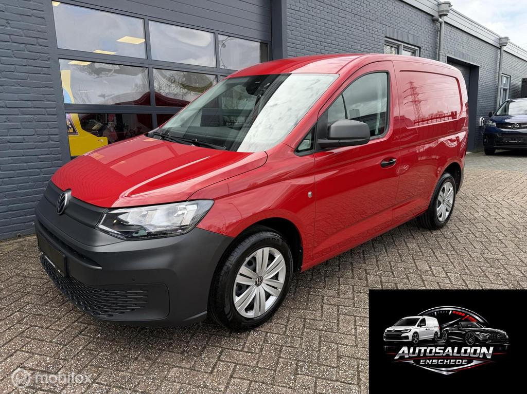 Volkswagen Caddy 1.5 TSI 114 PK 07-2021 44.000 km, Auto's, Bestelauto's, Voorwielaandrijving, Stof, Zwart, 4 cilinders